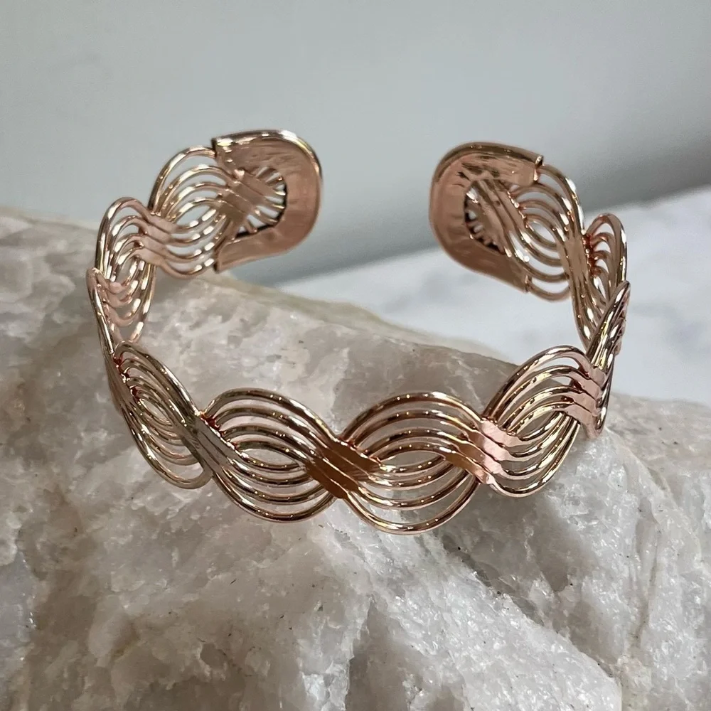 Plunder Rose Gold Cuff Bracelet